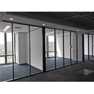 Hotel Operable Partition Wall Sliding Folding Bifold Type Glass Wall Partition