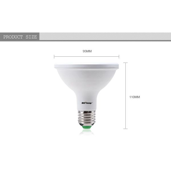 12W Ra90 E27 high CRI LED par light wholesale