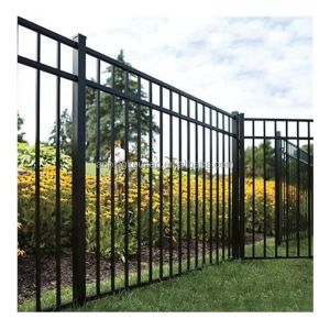2.1x2.4m Panel Size High Security Wrought Iron Fence for Villa Windows and