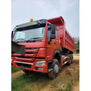 266hp HOWO 6x4 Heavy Duty Dump Truck With ZF8118 Steering