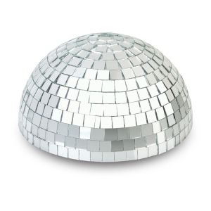 Quality 12 Half Disco Mirror Ball Centerpiece - Silver for sale