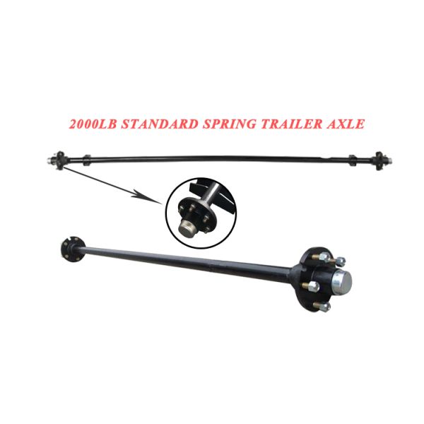 Max Payload 7500LB Straight Square / Round Tube Trailer Axles within Customer Requirements