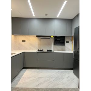 Custom American Style Kitchen Cabinet with Island Plywood