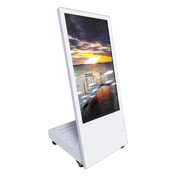 Buy Lcd Screen 1.5A Self Service Kiosk Indoor Floor Stand CCC With Wheel at wholesale prices