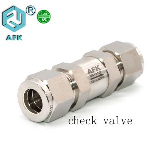 6mm Air Compressor Check Valve High Pressure No Return With Ferrule OD Connector