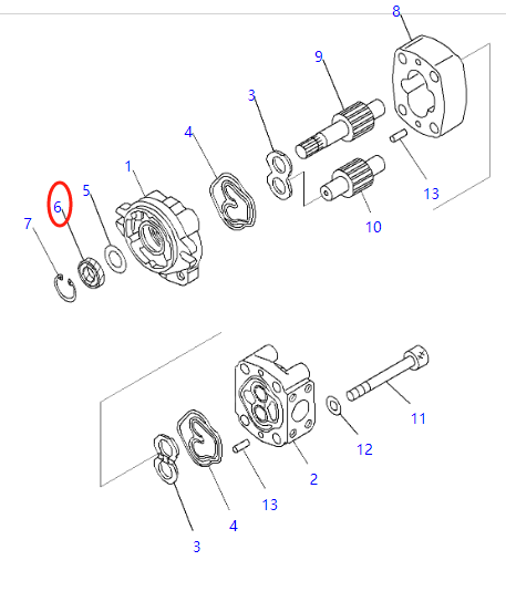 705-40-80810 Oil Seal KOMATSU Parts AIR BM020C BP500 D155A D20A D20P 705-40-80810 7054080810