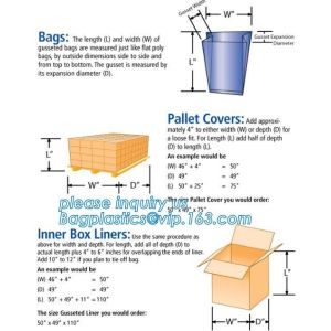 48 x 48 x 96" 1 Mil ldpe Clear Pallet Covers, Eco-friendly Reusable Pallet Wrap