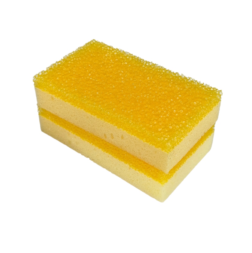 High-Density Dual-Sided Dish Sponge with Temperature-Sensitive Cotton