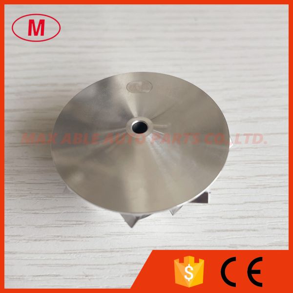 TD03 10T reverse 35.57/46.00mm 8+0 blades high performance turbo milling/aluminum 2618/billet compressor wheel for 49131-07005/49131-07015 N54B30 Twin