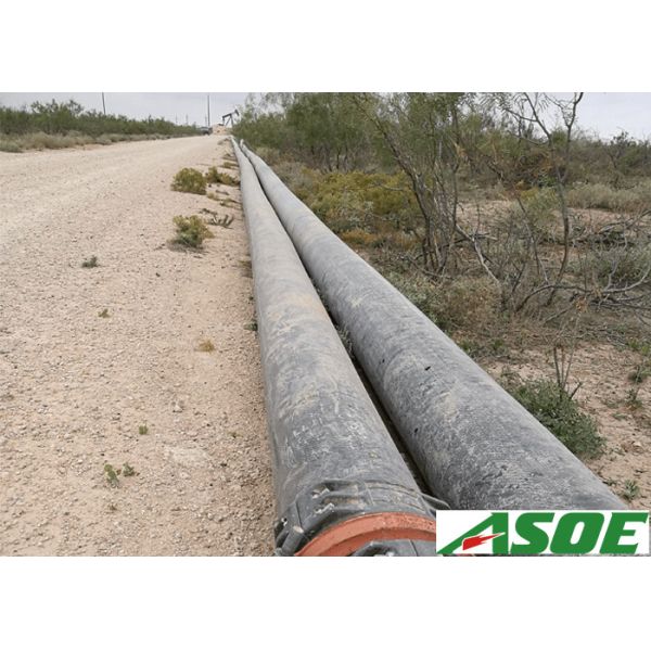 Weave Type Economy Flat Discharge Hose , Frac Water Discharge Roll Flat Hose Pipe