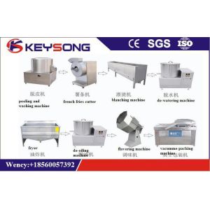 Banana / Potato Chips Manufacturing Machine , Slice Potato Wafer Making Machine