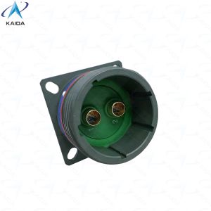 Olive Green Cadmium Quadrax PCB Receptacle Contacts 8D0C17W82PN Custom Quadrax