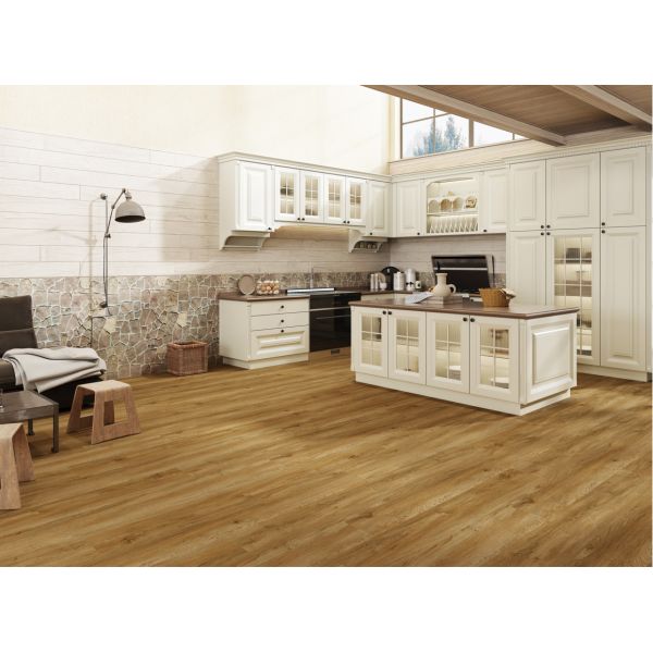 Eco Friendly Herringbone SPC Click Waterproof Fireproof European Oak Grain GKBM FT-W19022-5