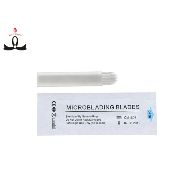 Medical Stainless Steel Hard Shape Microblading Blade 0.20mm #18U Silver Tattoo Needles