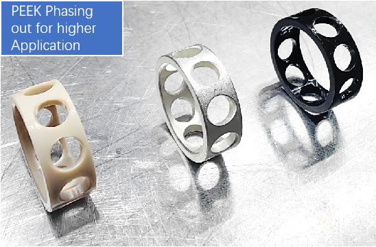 TCBB164468 16*44*68 Steel Turbo Dual Ceramic Ball Bearing