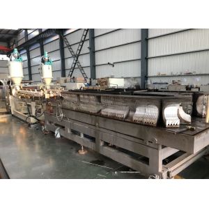 Customizable HDPE Double Wall Corrugated Pipe Extrusion Machine For Different