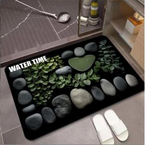 Expansion Air Stone Bathroom Floor Mat Cartoon Pebble Diatom Mud Floor Mat