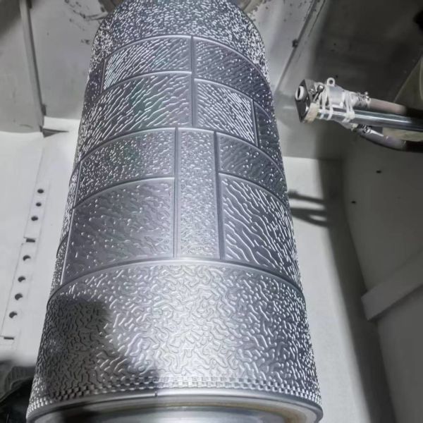 Surface Hardness HV1100/HRC62 Embossing Steel Roller Durable and Long Lasting