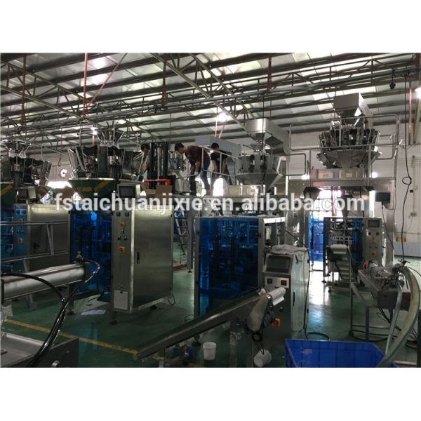 Multi-function 4 head linear weigher high accuracy full automatic good quality vertical washing powder packing machine