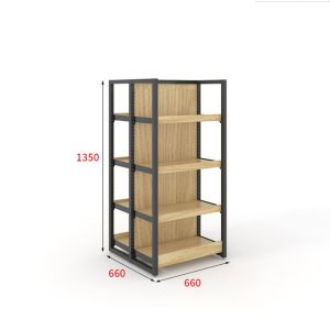 135cm Height Convenience Store Display Shelves 66cm width 89cm leghth For Retail