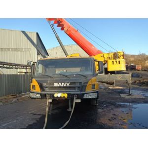 2021 Used SANY Mobile Truck Crane 80 Tons With WEICHAI Engine And 6 Crane Jib