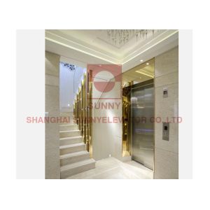 Quality 4 Floors Electric 3.0m/S AC Panoramic Home Elevator With Small Machine Room for sale