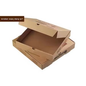 Fast Food Grade Corrugated Pizza Box Customized Size and Eco-Friendly for Custom