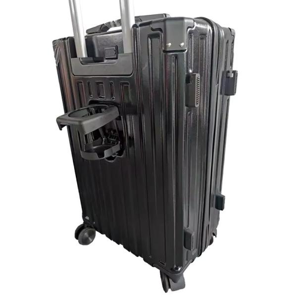 Buy Lightweight Multi-Functional PC Carry-On Luggage with Cup Holder and Hanger Lining 210D Polyester at wholesale prices