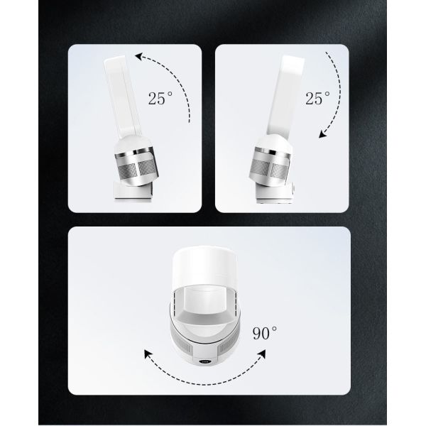 20 Inch Bladeless Cooling Heater Tower Fan with Hepa Air Purifier NO Adjustable Height