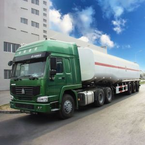 3 Axles 36000L 30t Fuel Transfer Trailer Heavy Duty