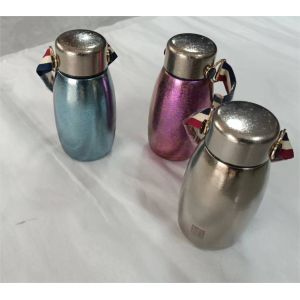 Portable Travel Colour Titanium Vacuum Cartoon Kettle With Lid