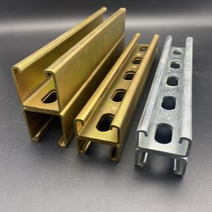 Quality Hot Dip Galvanized Back to Back Spot Welding Strut Channel for sale