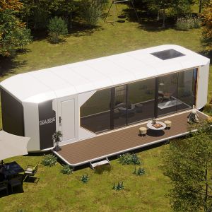 Galvanized Steel Frame Prefab Capsule House Modern Design