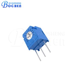 China 3323V 0.5w 1k 5k 10k 100k 500k ohms single turn Cermet Trimmer Potentiometer on sale