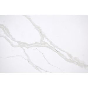 Quality Engineered White Calacatta Engineered Quartz Kitchen Worktop NSF Certification for sale