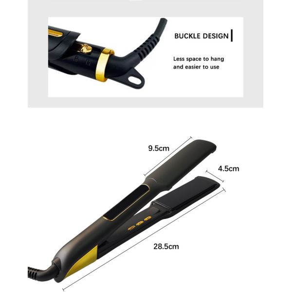 Manual Adjustment Ceramic Hair Straightening Iron Intelligent Type Other Intelligence