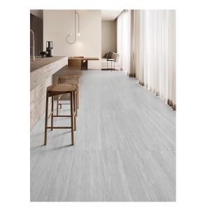 Quality 600 x 600mm ACCENTS Porcelain Tile White Grey Marble Slabs that Look Like Natural Stone for sale