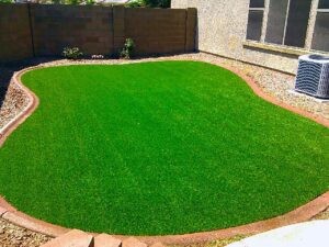 Easy to install synthetic grass for residential turf fields front garden lawn