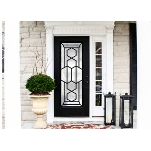 Neither painting on stained glass nor its assembly with grooved strips of