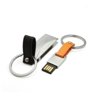 Quality Promotional Gifts Leather USB Flash Drives with Logo-Printing for sale
