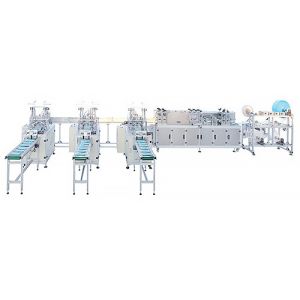 Quality High Efficiency Fully Automatic Face Mask Production Line Easy Maintenance for sale