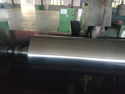 BHS Corrugator Machine Round Steel Hard Chrome Doctor Roll