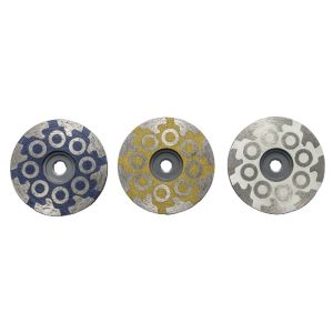 Sharpness Single Row Wheel for Good Wear Resistance Granite Resin Filled Turbo