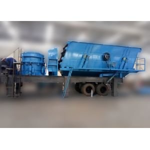 Buy cheap Wheel Type Mobile Crushing And Screening Plant 60-350t/h from wholesalers