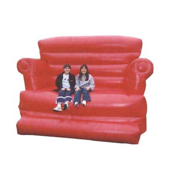 Buy Large Red Design Advertising Inflatable Sofa Furniture , Inflatable Couch Furniture at wholesale prices