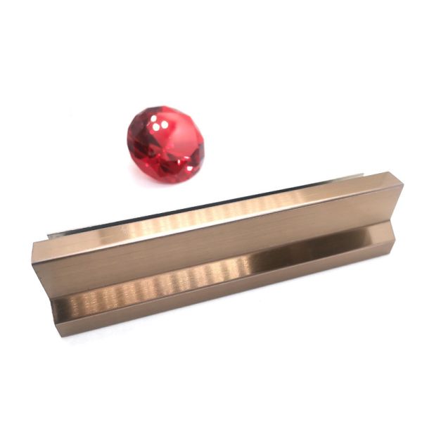 Buy SUS ASTM Champagne-gold  Bronze Gray Stainless Steel Trim Strips For Hotel Construction Decoration at wholesale prices