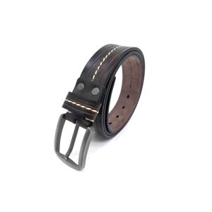 Business Casual Cowhide Mens Casual Leather Belt Alloy Pin Buckle
