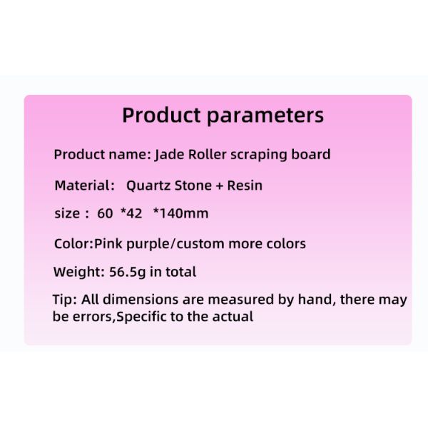 Pink Face Massager Roller , Jade Massager Roller OEM ODM Service