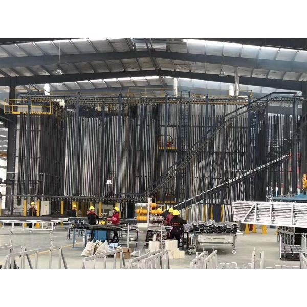 Buy Vertical Powder Coating Production Line Equipment For Aluminum Profiles at wholesale prices