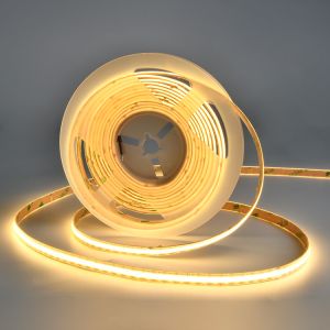 China Balancing The Voltage Drop DC12V 528led/M COB Led Strip With 3000K Color Temperature IP20 Rated on sale